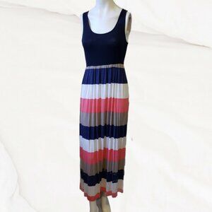 Flamingo Urban small striped sleeveless flowy maxi dress